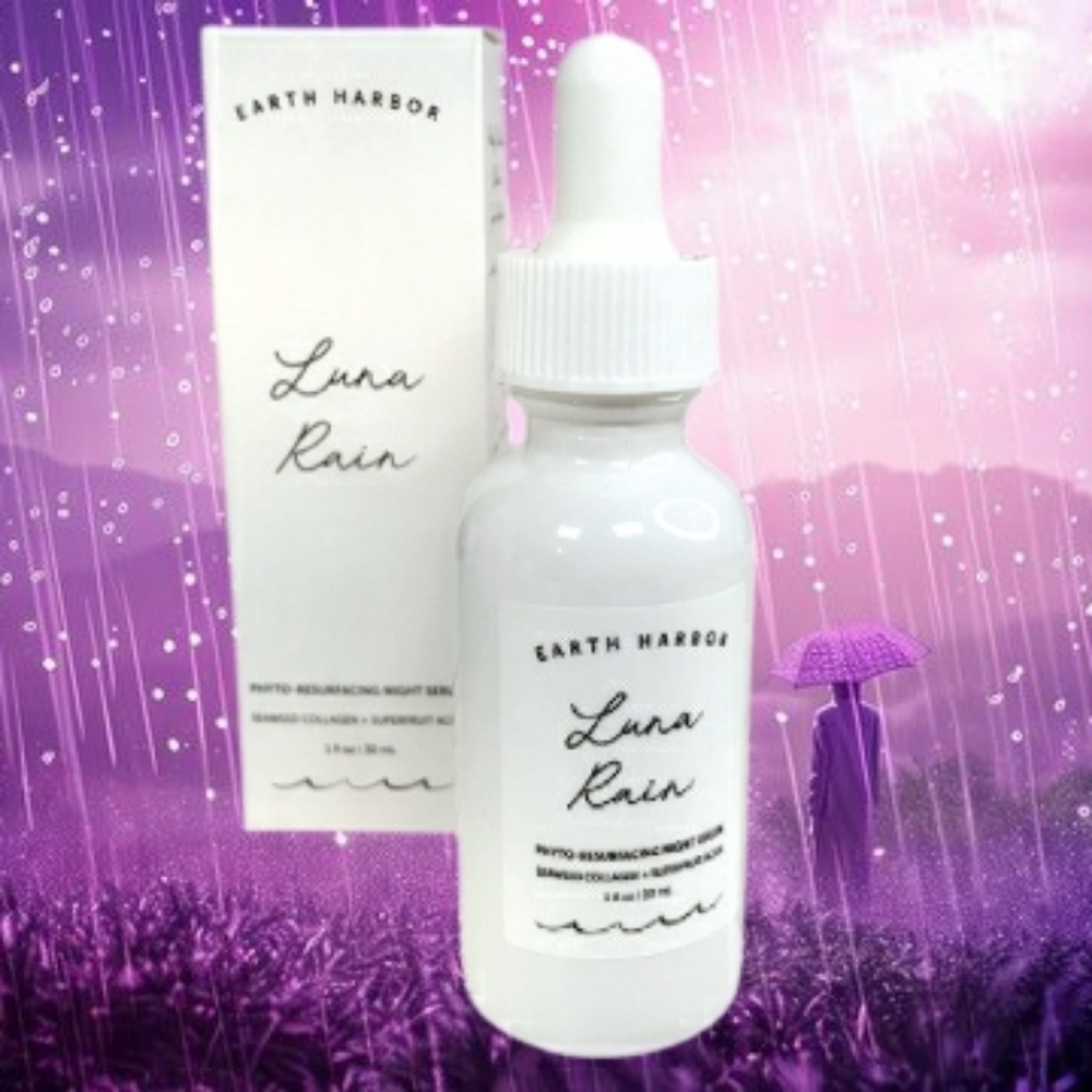 Earth Harbor Luna Rain Phyto-Resurfacing Night Serum 15% AHA + BHA 30 ml *BNIB